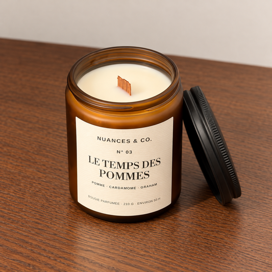 Bougie parfumée N° 03 — Le temps des pommes