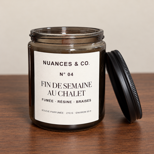 Bougie parfumée N° 04 — Fin de semaine au chalet