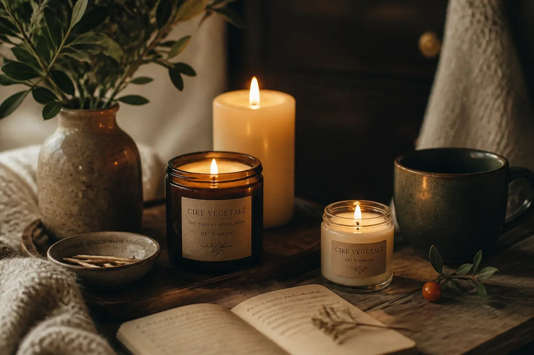 Professional header image for list-based article: Tout ce qu'on aime des bougies artisanales : de la cire v...