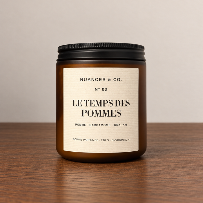 Bougie parfumée N° 03 — Le temps des pommes