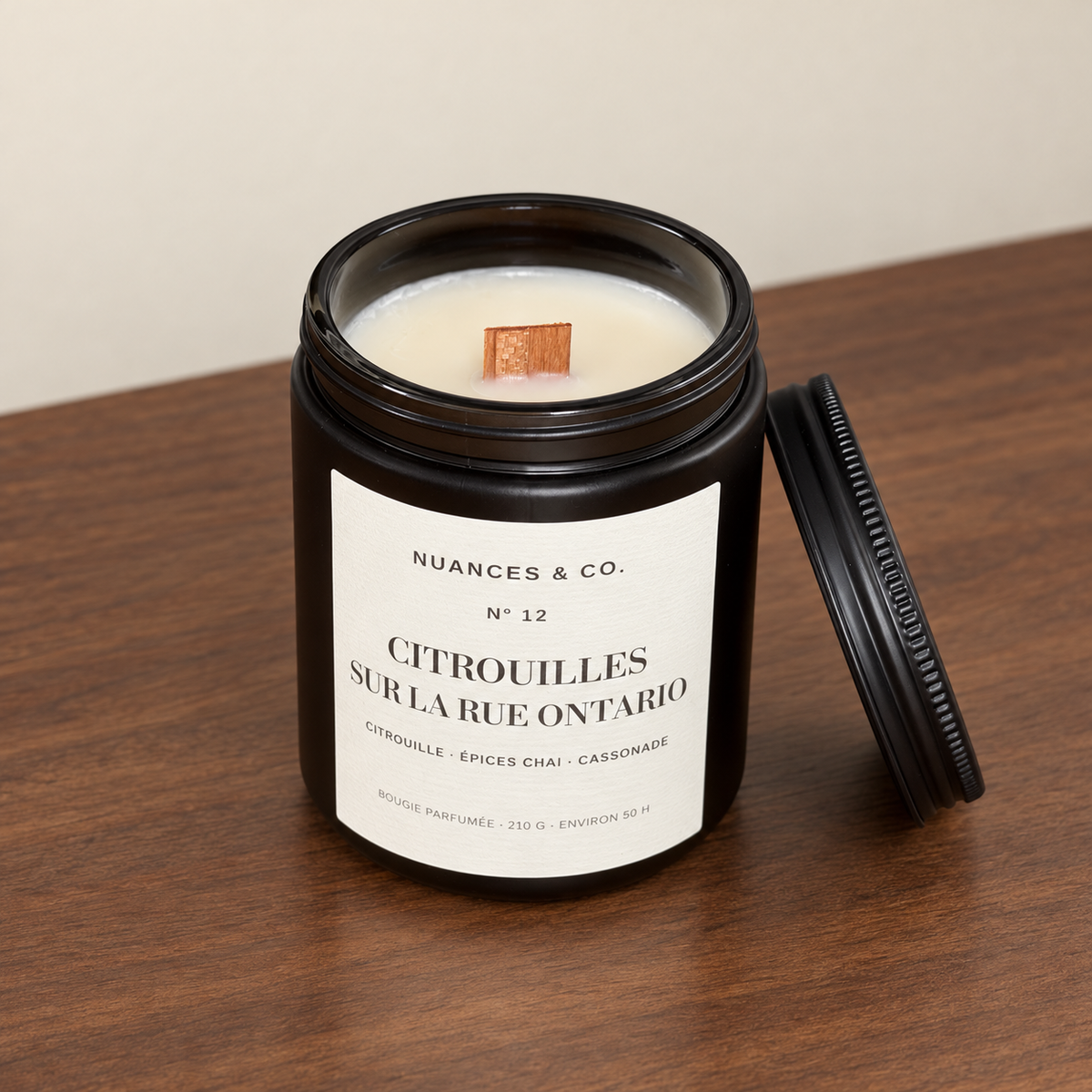 Bougie parfumée N° 12 — Citrouilles sur la rue Ontario