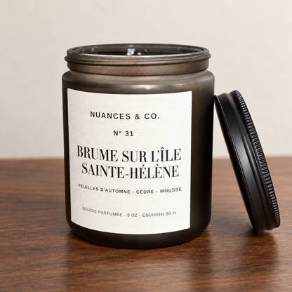 Bougie parfumée N° 31 — Brume sur l’île Sainte-Hélène