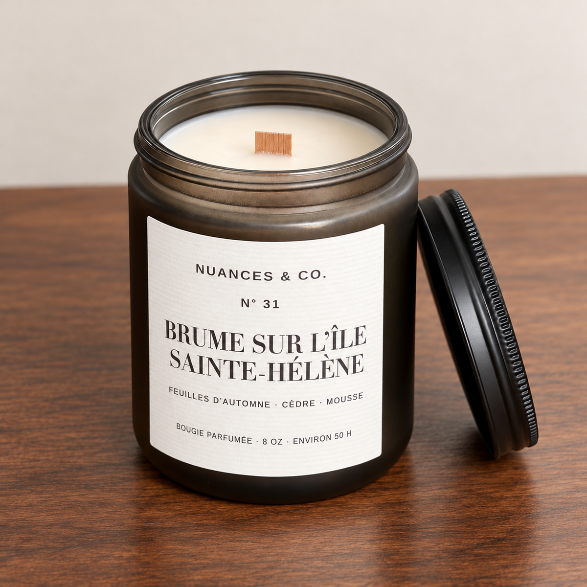 Bougie parfumée N° 31 — Brume sur l’île Sainte-Hélène