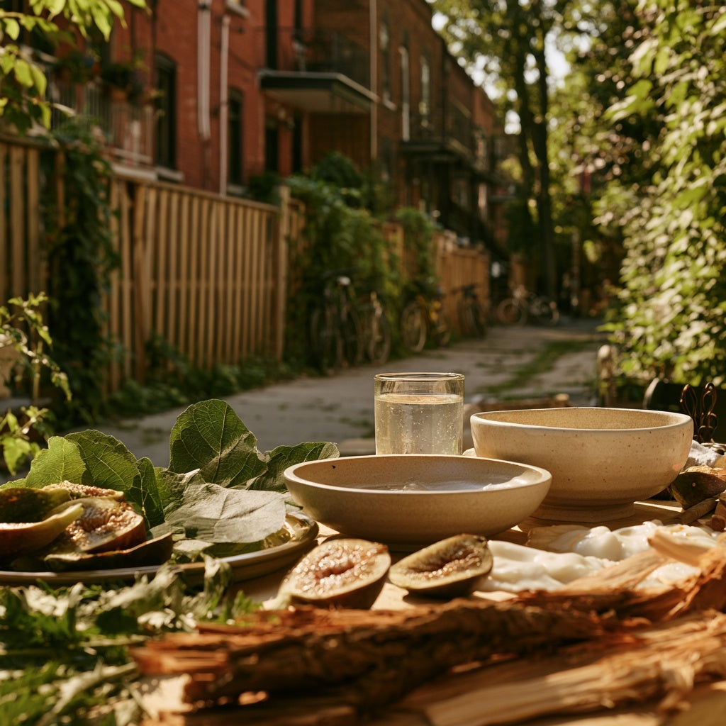 Bougie parfumée Nuances & Co. — L’été dans les ruelles de Rosemont