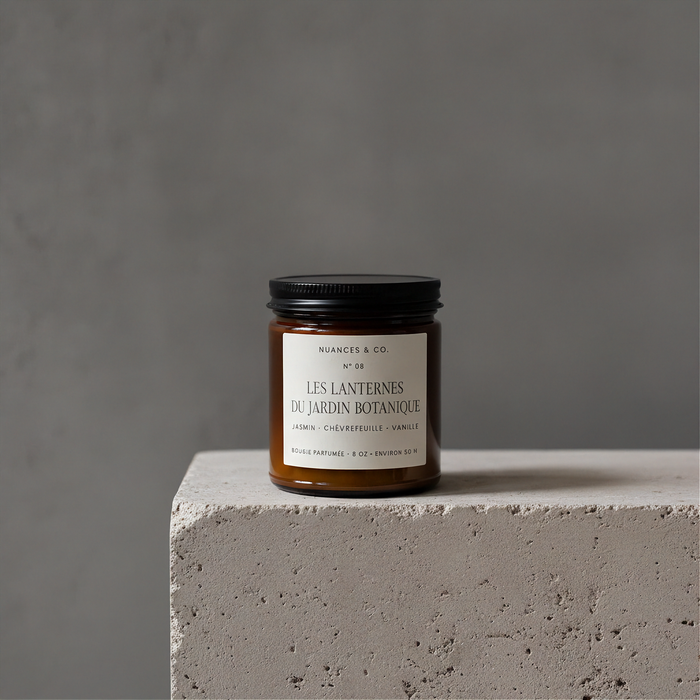 Bougie parfumée N° 08 — Les lanternes du Jardin botanique